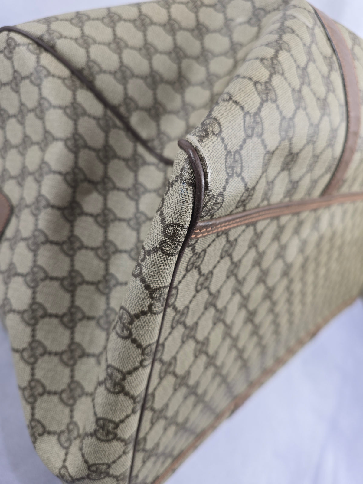 Gucci Vintage Duffle Bag with Strap
