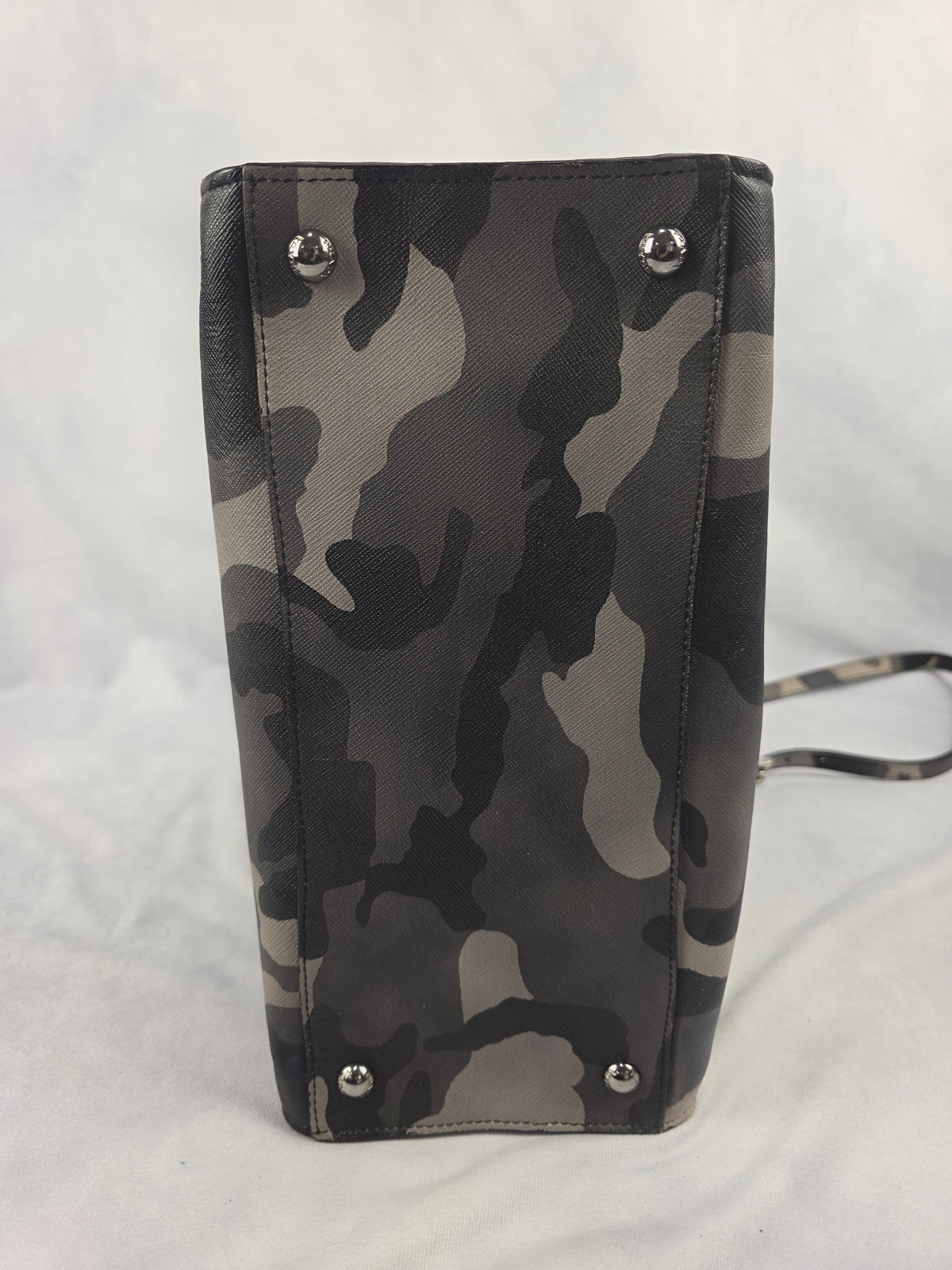 Prada Marmo Camouflage Print Saffiano Soft Leather Tote Bag