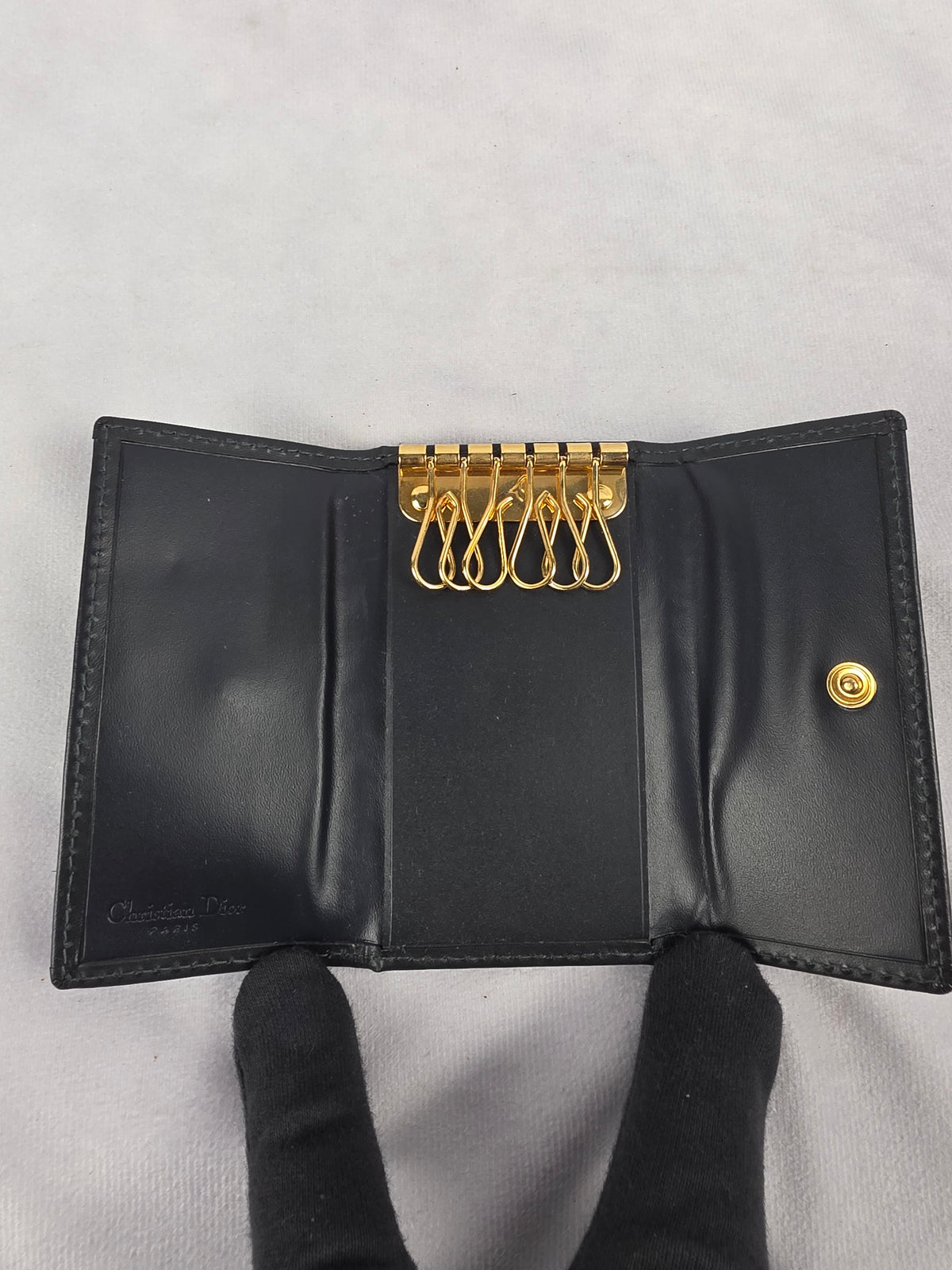 Christian Dior Vintage Trotter Monogram 6-Ring Key Case