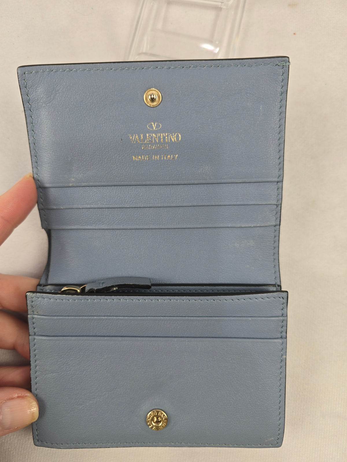 Valentino Garavani Rockstud Compact Wallet