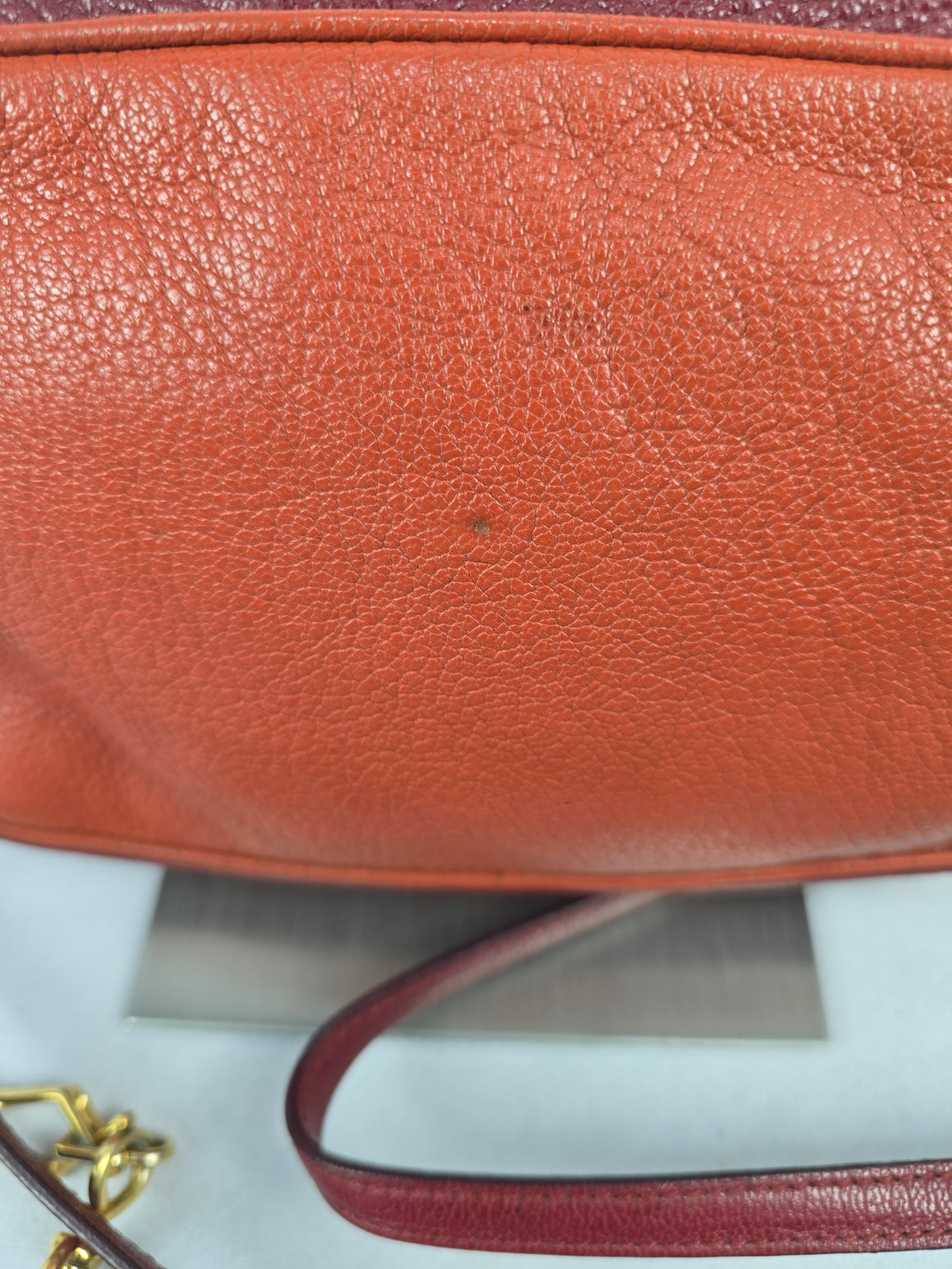 Miu Miu Madras Goat Leather Bi-Color Crossbody