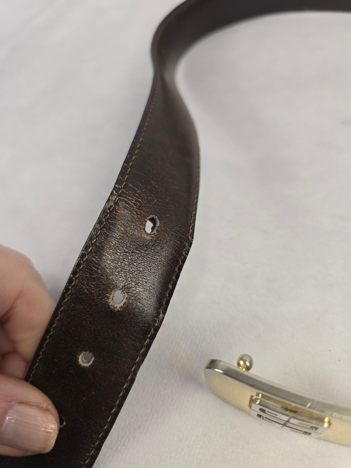 Givenchy Project Belt in Black Leather