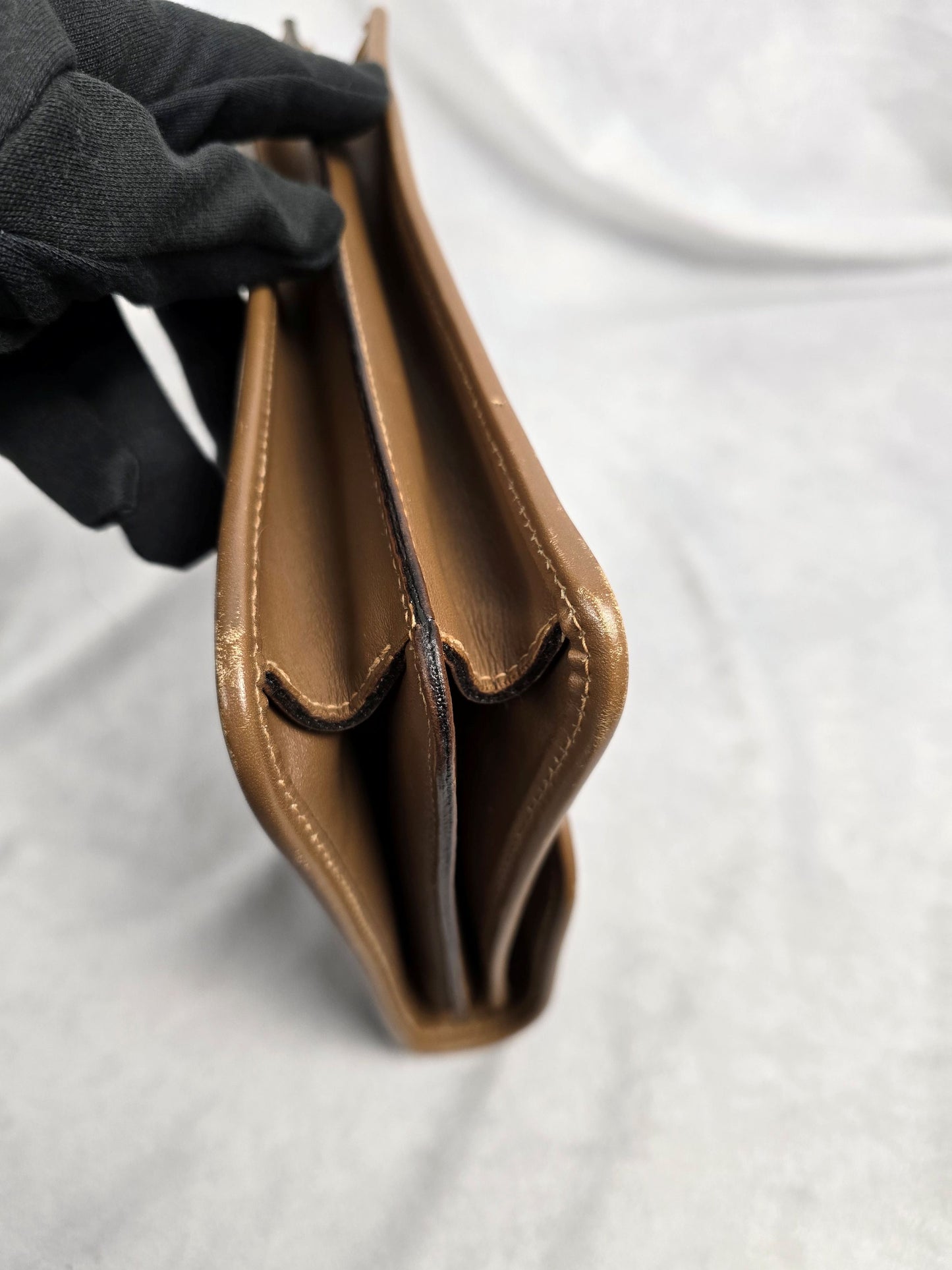 Celine Macadam Leather Clutch