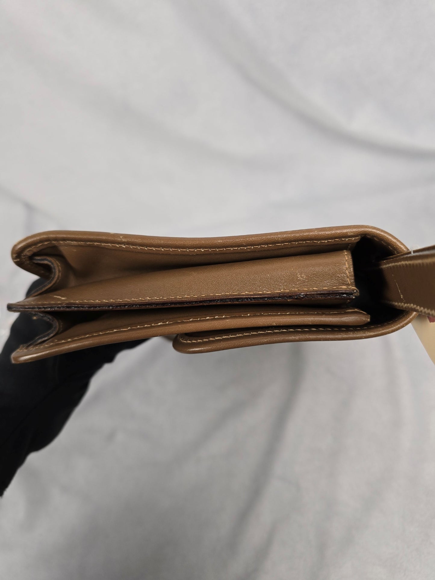 Celine Macadam Leather Clutch