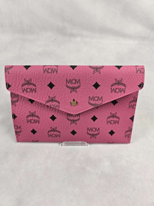 MCM Pink Pouch/Clutch