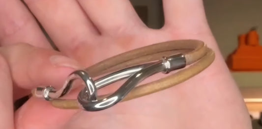 HERMES JUMBO HOOK DOUBLE TOUR BRACELET