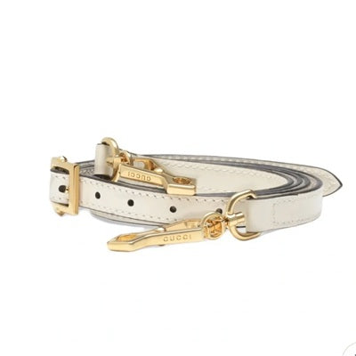 Gucci Sylvie Mystic White Leather Shoulder Strap for 421882 Bag 540221 New